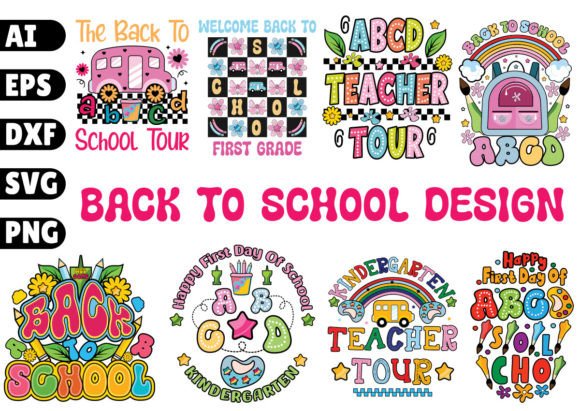 About Back to School Design Bundle SVG: Graphics & T-Shirt Designs