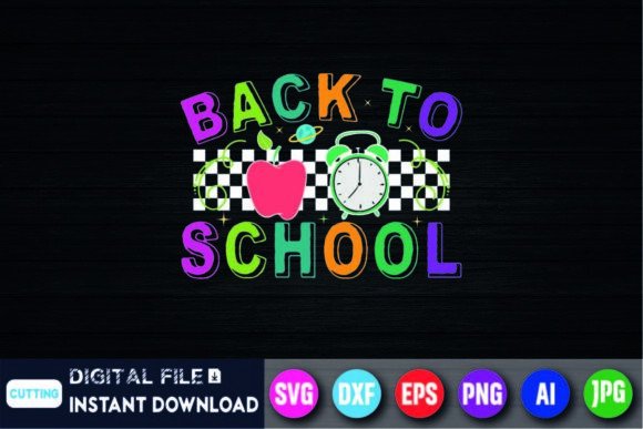 Back to School Retro SVG Graphics