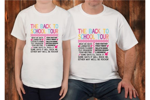 Back to School Tour T-shirt SVG Graphics