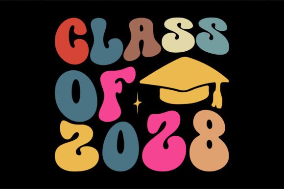 Class of 2028 Graphics: Back to School T-Shirt Designs
