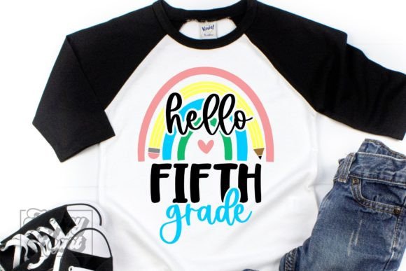 Hello 5th Grade SVG – Back to School