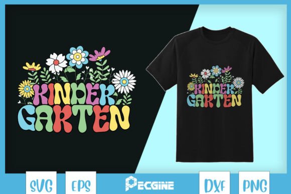 Kindergarten Back to School SVG Graphics for T-Shirt Designs