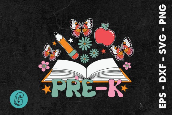 Pre K Teacher Back to School SVG: Graphics for Crafts & Local Branding